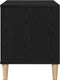vidaXL - Plankenkast - in - Zwart - Eiken - 100x38x48 - cm - van - Geengineerd - Hout