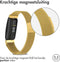 iMoshion Bandje Geschikt voor Fitbit Inspire Maat M - iMoshion Milanees magnetische band met installatiehulp - goud