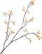 Silk-ka Kunstbloem-Zijden Bloem-Kunsttak Bessentak Geel 94 cm
