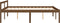 vidaXL - Seniorenbed - massief - grenenhout - honingbruin - 140x190 - cm