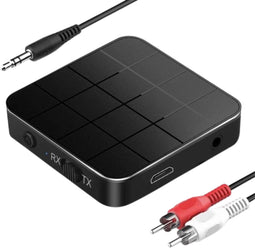 Exclusive by TW KN321 - Bluetooth 5.0 Zender & Ontvanger - 3.5MM AUX / RCA - Zwart