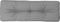 vidaXL - Palletkussen - 120x40x12 - cm - stof - grijs