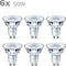 Philips LED Spot - GU10 - 50 W - warmwit licht - energiezuinig - 6 stuks