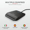 Trust Primo - Smartcardlezer - Compatibel met CNS-TS CI DNI 3.0 eID/DNie ISO-7816 - Zwart