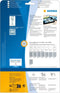 Herma 4909 - Universele etiketten - Glanzend papier 210 x 297 mm - Wit (25 stuks)