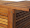 vidaXL - Bartafel - 110x50x105 - cm - massief - acaciahout