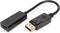 Digitus AK-340400-001-S DisplayPort adapter cable, DP - HDMI type A M/F, 0.15m,w/interlock, DP 1.1a compatible, CE, bl