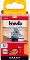 KWB - Profielfrees schacht 8mm - HM - Schijffrees met stift - 2mm