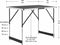 Aluminium Vouwtafel - 3 stuks - Multifunctioneel - Zwart (3 stuks)