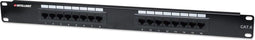 Intellinet 519526 - Patchpanel - 1x Ethernet 1Gbps 1x Ethernet 100Mbps - Zwart