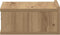 vidaXL - Nachtkastjes - 2 - st - zwevend - 40x32x15 - cm - hout - artisanaal - eiken
