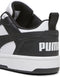 PUMA Rebound V6 LO JR - Unisex Sneakers - Retro-inspiratie - PUMA White-PUMA Black