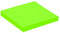 Memoblok quantore 76x76mm neon groen | 6 stuks