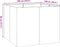 vidaXL - Plantenbak - 100x100x80 - cm - staal - wit
