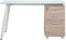 MONTEVIDEO - Bureau - Lichte houtkleur - Acrylglas