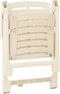 vidaXL - Tuinstoelen - 4 - st - kunststof - wit