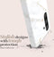 Mio by Mobilize Hoesje geschikt voor Samsung Galaxy A16 MagSafe Telefoonhoesje Hardcase | Mio by Mobilize Backcover | Geschikt voor MagSafe | Geschikt voor Draadloos Opladen met Magnetische Ring | MagSafe Case - White Marble | Wit