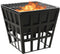 vidaXL - Vuurplaats - en - barbecue - 2-in-1 - 34x34x48 - cm - staal