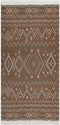 vidaXL - Vloerkleed - 160x230 - cm - katoen - beige - en - blauw