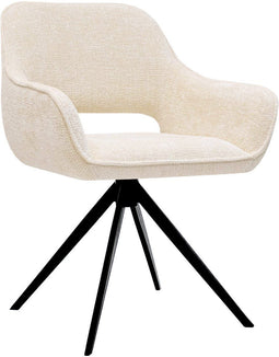 Kick draaistoel Nori - creme