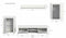 Furnilux Jam - Woonkamercombinatie - Praktische indeling - Wit - 35x169x310cm