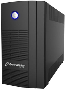 PowerWalker Basic VI 1000 SB - UPS - 1 kVA 600 W - Zwart