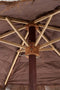 J-Line parasol Cocobladeren - hout - bruin - large