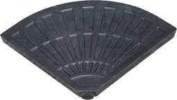 Voet voor Parasol 48 x 48 x 7,5 cm Zwart Polyethyleen
