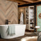WallArt Planken hout-look schuurhout eiken asgrijs