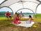 Coleman Event Shelter L - Partytent 3.65 x 3.65 m - 100% waterdicht - UVGuard SPF 50 - Groen/grijs
