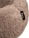 District 70 FUZZ - Donut Hondenmand - Warm en comfortabel - Mocca - Large Ø 80 cm