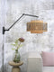 GOOD&MOJO Wandlamp Bhutan - Bamboe Zwart/Naturel - 95x50x55cm - Binnen Scandinavisch,Bohemian