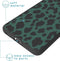 iMoshion Hoesje Geschikt voor Samsung Galaxy S21 Hoesje Siliconen - iMoshion Design hoesje - Zwart / Meerkleurig / Groen / Green Leopard