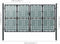 vidaXL - Poort - enkel - 300x225 - cm - zwart