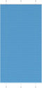 vidaXL - Plissé - rolgordijn - 105x200cm - stofbreedte - 104,4cm - polyester - blauw