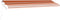 vidaXL - Luifel - handmatig - uittrekbaar - met - LED - 600x350 - cm - oranje - en - bruin