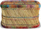 vidaXL - Salontafel - met - chindi - details - bamboe - meerkleurig