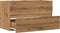 vidaXL - Wastafelkast - 90x38,5x45 - cm - bewerkt - hout - artisanaal - eikenkleur