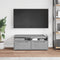 vidaXL - Tv-meubel - VISNES - 100x40x38 - cm - bewerkt - hout - betongrijs