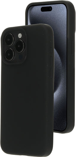 Mobiparts iPhone 15 Pro Max - Silicone Cover - MagSafe geschikt - Zwart