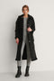 na-kd teddy detailed - Dames Jas - Regular fit - Zwart