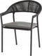 Taste 4SO Sienna stapelbare tuinstoel - mid grey