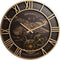 Muurklok DKD Home Decor Vliegtuig Kristal Gouden Ijzer Donkerbruin (52 x 5 x 52 cm)