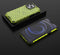 Lunso - Honinggraat Armor Backcover hoes - Geschikt voor iPhone 13 Pro - Fluor Geel