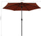 vidaXL - Parasol - met - LED-verlichting - en - aluminium - paal - 270 - cm - terracotta