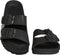 Versace Jeans Linea Fondo Sandy Dis. 57 - Dames Slippers - Verstelbare gespen - Zwart