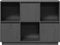 vidaXL - Dressoir - 110,5x35x80 - cm - massief - grenenhout - grijs