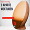 DistinQ Wake-Up Light - Wekkerradio - Dubbele wektijd Slaaphulp USB aansluiting - Houtkleurig