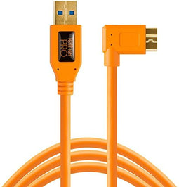Tether Tools CU61RT15-ORG - USB A naar Micro-USB B kabel - 4,6 m - Oranje