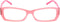 Unisex'Spectacle frame Valentino VAL-5596-VWG15 ø 52 mm Pink